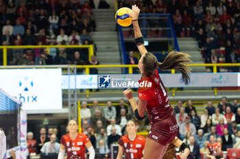 17/11/2024 - Rebecca Piva (Eurotek Uyba Busto Arsizio) during Volley Italian Championship Serie A Women 2024/25 match between Eurotek Uyba Busto Arsizio and Igor Novara at E-Work Arena, Busto Arsizio, Italy on November 17, 2024 - UYBA VOLLEY BUSTO ARSIZIO VS IGOR GORGONZOLA NOVARA - SERIE A1 FEMMINILE - VOLLEY