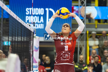 17/11/2024 - Jennifer Boldini (Eurotek Uyba Busto Arsizio) during Volley Italian Championship Serie A Women 2024/25 match between Eurotek Uyba Busto Arsizio and Igor Novara at E-Work Arena, Busto Arsizio, Italy on November 17, 2024 - UYBA VOLLEY BUSTO ARSIZIO VS IGOR GORGONZOLA NOVARA - SERIE A1 FEMMINILE - VOLLEY