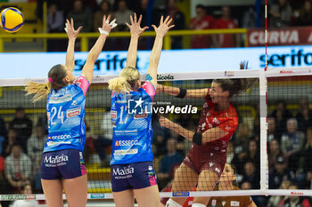 17/11/2024 - Rebecca Piva (Eurotek Uyba Busto Arsizio) during Volley Italian Championship Serie A Women 2024/25 match between Eurotek Uyba Busto Arsizio and Igor Novara at E-Work Arena, Busto Arsizio, Italy on November 17, 2024 - UYBA VOLLEY BUSTO ARSIZIO VS IGOR GORGONZOLA NOVARA - SERIE A1 FEMMINILE - VOLLEY