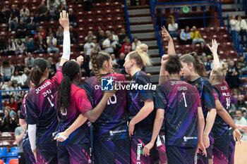 2024-11-22 - Players of Prosecco Doc Imoco Conegliano during Volley Italian Championship Serie A Women 2024/25 match between Numia VeroVolley Milano and Prosecco Doc Imoco Conegliano at Unipol Forum, Assago (MI), Italy on November 22, 2024 - VERO VOLLEY MILANO VS PROSECCO DOC IMOCO CONEGLIANO - SERIE A1 WOMEN - VOLLEYBALL