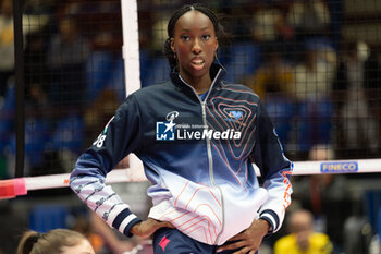 2024-11-22 - Paola Egonu (Numia VeroVolley Milano) during Volley Italian Championship Serie A Women 2024/25 match between Numia VeroVolley Milano and Prosecco Doc Imoco Conegliano at Unipol Forum, Assago (MI), Italy on November 22, 2024 - VERO VOLLEY MILANO VS PROSECCO DOC IMOCO CONEGLIANO - SERIE A1 WOMEN - VOLLEYBALL