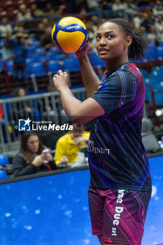 2024-11-22 - Khalia Lanier (Prosecco Doc Imoco Conegliano) during Volley Italian Championship Serie A Women 2024/25 match between Numia VeroVolley Milano and Prosecco Doc Imoco Conegliano at Unipol Forum, Assago (MI), Italy on November 22, 2024 - VERO VOLLEY MILANO VS PROSECCO DOC IMOCO CONEGLIANO - SERIE A1 WOMEN - VOLLEYBALL