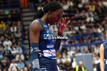 2024-11-22 - Paola Egonu (Numia VeroVolley Milano) during Volley Italian Championship Serie A Women 2024/25 match between Numia VeroVolley Milano and Prosecco Doc Imoco Conegliano at Unipol Forum, Assago (MI), Italy on November 22, 2024 - VERO VOLLEY MILANO VS PROSECCO DOC IMOCO CONEGLIANO - SERIE A1 WOMEN - VOLLEYBALL