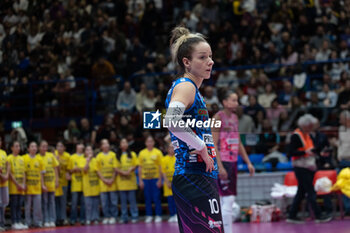 2024-11-22 - Monica De Gennaro (Prosecco Doc Imoco Conegliano) during Volley Italian Championship Serie A Women 2024/25 match between Numia VeroVolley Milano and Prosecco Doc Imoco Conegliano at Unipol Forum, Assago (MI), Italy on November 22, 2024 - VERO VOLLEY MILANO VS PROSECCO DOC IMOCO CONEGLIANO - SERIE A1 WOMEN - VOLLEYBALL