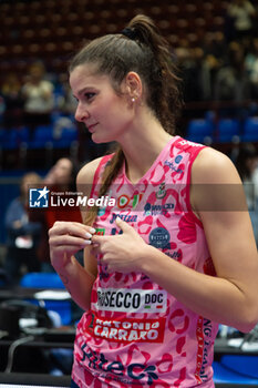 2024-11-22 - Cristina Chirichella (Prosecco Doc Imoco Conegliano) during Volley Italian Championship Serie A Women 2024/25 match between Numia VeroVolley Milano and Prosecco Doc Imoco Conegliano at Unipol Forum, Assago (MI), Italy on November 22, 2024 - VERO VOLLEY MILANO VS PROSECCO DOC IMOCO CONEGLIANO - SERIE A1 WOMEN - VOLLEYBALL