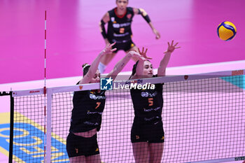 2024-11-23 - Roma Volley block - ROMA VOLLEY VS SAVINO DEL BENE SCANDICCI - SERIE A1 WOMEN - VOLLEYBALL