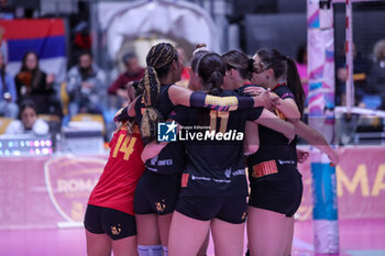 2024-11-23 - Roma Volley exultation - ROMA VOLLEY VS SAVINO DEL BENE SCANDICCI - SERIE A1 WOMEN - VOLLEYBALL