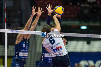 2024-10-16 - Avery Skinner (Fenera Chieri '76) during Volley Italian Championship Serie A Women 2024/25 between Numia VeroVolley Milano and Reale Mutua Fenera Chieri at Opiquad Arena, Monza, Italy on October 16, 2024 - VERO VOLLEY MILANO VS REALE MUTUA FENERA CHIERI '76 - SERIE A1 WOMEN - VOLLEYBALL