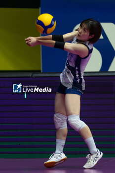 2024-10-16 - Satomi Fukudome (Numia VeroVolley Milano) during Volley Italian Championship Serie A Women 2024/25 between Numia VeroVolley Milano and Reale Mutua Fenera Chieri at Opiquad Arena, Monza, Italy on October 16, 2024 - VERO VOLLEY MILANO VS REALE MUTUA FENERA CHIERI '76 - SERIE A1 WOMEN - VOLLEYBALL