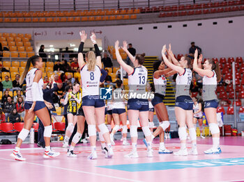 30/10/2024 - Volley Bergamo during the 5th round of the Serie A1 Women's Volleyball Championship between Roma Volley Club and Volley Bergamo on oct 30, 2024 at the Palazzetto dello Sport in Rome. - ROMA VOLLEY VS VOLLEY BERGAMO 1991 - SERIE A1 FEMMINILE - VOLLEY