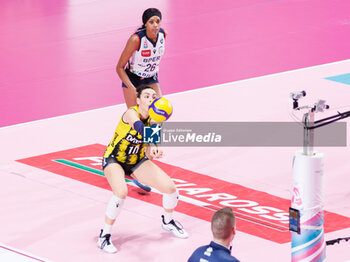 30/10/2024 - Martina Armini of Volley Bergamo, Ailama Cese Montalvo of Volley Bergamo during the 5th round of the Serie A1 Women's Volleyball Championship between Roma Volley Club and Volley Bergamo on oct 30, 2024 at the Palazzetto dello Sport in Rome. - ROMA VOLLEY VS VOLLEY BERGAMO 1991 - SERIE A1 FEMMINILE - VOLLEY