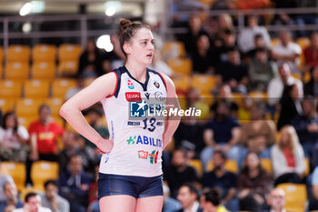 30/10/2024 - Ashley Evans of Volley Bergamo during the 5th round of the Serie A1 Women's Volleyball Championship between Roma Volley Club and Volley Bergamo on oct 30, 2024 at the Palazzetto dello Sport in Rome. - ROMA VOLLEY VS VOLLEY BERGAMO 1991 - SERIE A1 FEMMINILE - VOLLEY