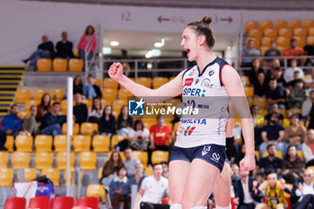 30/10/2024 - Ashley Evans of Volley Bergamo during the 5th round of the Serie A1 Women's Volleyball Championship between Roma Volley Club and Volley Bergamo on oct 30, 2024 at the Palazzetto dello Sport in Rome. - ROMA VOLLEY VS VOLLEY BERGAMO 1991 - SERIE A1 FEMMINILE - VOLLEY