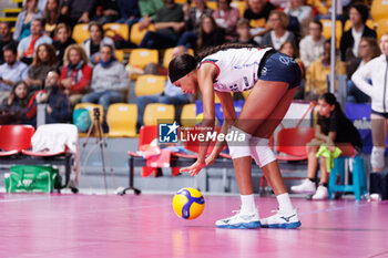 30/10/2024 - Ailama Cese Montalvo of Volley Bergamo during the 5th round of the Serie A1 Women's Volleyball Championship between Roma Volley Club and Volley Bergamo on oct 30, 2024 at the Palazzetto dello Sport in Rome. - ROMA VOLLEY VS VOLLEY BERGAMO 1991 - SERIE A1 FEMMINILE - VOLLEY