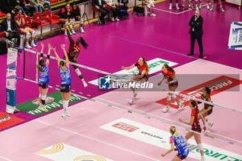 2024-11-17 - Josephine Obossa #11 of UYBA Eurotek Volley Busto Arsizio seen in action during Volley Serie A women 2024/25 match between UYBA Eurotek Volley Busto Arsizio and Igor Gorgonzola Novara at E-Work Arena. Final score UYBA Eurotek Volley Busto Arsizio 3 | 0 Igor Gorgonzola Novara - UYBA VOLLEY BUSTO ARSIZIO VS IGOR GORGONZOLA NOVARA - SERIE A1 WOMEN - VOLLEYBALL