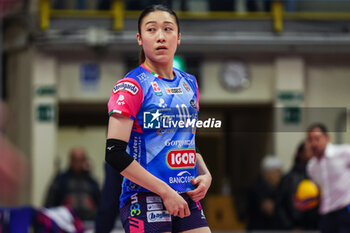 2024-11-17 - Mayu Ishkawa #10 of Igor Gorgonzola Novara seen during Volley Serie A women 2024/25 match between UYBA Eurotek Volley Busto Arsizio and Igor Gorgonzola Novara at E-Work Arena. Final score UYBA Eurotek Volley Busto Arsizio 3 | 0 Igor Gorgonzola Novara - UYBA VOLLEY BUSTO ARSIZIO VS IGOR GORGONZOLA NOVARA - SERIE A1 WOMEN - VOLLEYBALL