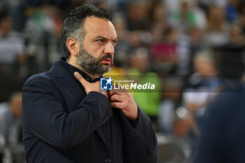 2024-09-28 - Stefano Lavarini head coach of Vero Volley Milano during the Supercoppa Fineco Lega Volley Femminile between Prosecco Doc Imoco Conegliano Vs Vero Volley Milano at Palazzo dello Sport on September 28, 2024 in Rome, Italy. - PROSECCO DOC IMOCO CONEGLIANO VS VERO VOLLEY MILANO - WOMEN SUPERCOPPA - VOLLEYBALL