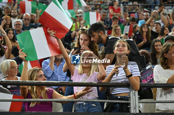 2024-09-28 - Supporters during the Supercoppa Fineco Lega Volley Femminile between Prosecco Doc Imoco Conegliano Vs Vero Volley Milano at Palazzo dello Sport on September 28, 2024 in Rome, Italy. - PROSECCO DOC IMOCO CONEGLIANO VS VERO VOLLEY MILANO - WOMEN SUPERCOPPA - VOLLEYBALL