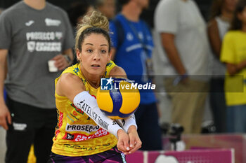 2024-09-28 - Monica De Gennaro of Prosecco Doc Imoco Conegliano during the Supercoppa Fineco Lega Volley Femminile between Prosecco Doc Imoco Conegliano Vs Vero Volley Milano at Palazzo dello Sport on September 28, 2024 in Rome, Italy. - PROSECCO DOC IMOCO CONEGLIANO VS VERO VOLLEY MILANO - WOMEN SUPERCOPPA - VOLLEYBALL