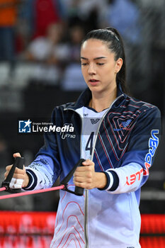 2024-09-28 - Radostina Marinova of Vero Volley Milano during the Supercoppa Fineco Lega Volley Femminile between Prosecco Doc Imoco Conegliano Vs Vero Volley Milano at Palazzo dello Sport on September 28, 2024 in Rome, Italy. - PROSECCO DOC IMOCO CONEGLIANO VS VERO VOLLEY MILANO - WOMEN SUPERCOPPA - VOLLEYBALL