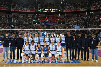 2024-09-28 - Vero Volley Milano during the Supercoppa Fineco Lega Volley Femminile between Prosecco Doc Imoco Conegliano Vs Vero Volley Milano at Palazzo dello Sport on September 28, 2024 in Rome, Italy. - PROSECCO DOC IMOCO CONEGLIANO VS VERO VOLLEY MILANO - WOMEN SUPERCOPPA - VOLLEYBALL