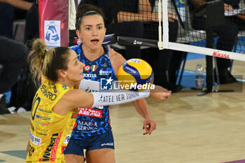 2024-09-28 - Monica De Gennaro of Prosecco Doc Imoco Conegliano in action during the Supercoppa Fineco Lega Volley Femminile between Prosecco Doc Imoco Conegliano Vs Vero Volley Milano at Palazzo dello Sport on September 28, 2024 in Rome, Italy. - PROSECCO DOC IMOCO CONEGLIANO VS VERO VOLLEY MILANO - WOMEN SUPERCOPPA - VOLLEYBALL