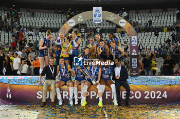 2024-09-28 - Prosecco Doc Imoco Conegliano during the Supercoppa Fineco Lega Volley Femminile between Prosecco Doc Imoco Conegliano Vs Vero Volley Milano at Palazzo dello Sport on September 28, 2024 in Rome, Italy. - PROSECCO DOC IMOCO CONEGLIANO VS VERO VOLLEY MILANO - WOMEN SUPERCOPPA - VOLLEYBALL