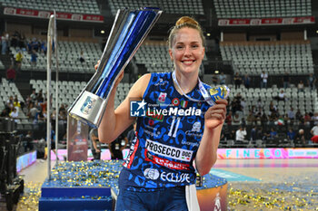 2024-09-28 - Isabelle Haak of Prosecco Doc Imoco Conegliano during the Supercoppa Fineco Lega Volley Femminile between Prosecco Doc Imoco Conegliano Vs Vero Volley Milano at Palazzo dello Sport on September 28, 2024 in Rome, Italy. - PROSECCO DOC IMOCO CONEGLIANO VS VERO VOLLEY MILANO - WOMEN SUPERCOPPA - VOLLEYBALL