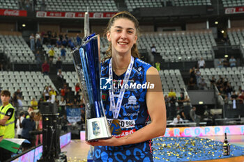 2024-09-28 - Martyna Lukasik of Prosecco Doc Imoco Conegliano during the Supercoppa Fineco Lega Volley Femminile between Prosecco Doc Imoco Conegliano Vs Vero Volley Milano at Palazzo dello Sport on September 28, 2024 in Rome, Italy. - PROSECCO DOC IMOCO CONEGLIANO VS VERO VOLLEY MILANO - WOMEN SUPERCOPPA - VOLLEYBALL