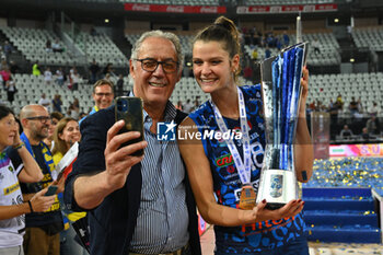 2024-09-28 - Cristina Chirichella of Prosecco Doc Imoco Conegliano during the Supercoppa Fineco Lega Volley Femminile between Prosecco Doc Imoco Conegliano Vs Vero Volley Milano at Palazzo dello Sport on September 28, 2024 in Rome, Italy. - PROSECCO DOC IMOCO CONEGLIANO VS VERO VOLLEY MILANO - WOMEN SUPERCOPPA - VOLLEYBALL