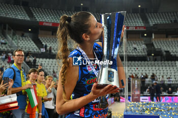 2024-09-28 - Cristina Chirichella of Prosecco Doc Imoco Conegliano during the Supercoppa Fineco Lega Volley Femminile between Prosecco Doc Imoco Conegliano Vs Vero Volley Milano at Palazzo dello Sport on September 28, 2024 in Rome, Italy. - PROSECCO DOC IMOCO CONEGLIANO VS VERO VOLLEY MILANO - WOMEN SUPERCOPPA - VOLLEYBALL