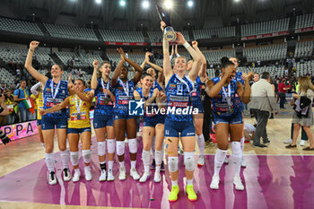 2024-09-28 - Prosecco Doc Imoco Conegliano during the Supercoppa Fineco Lega Volley Femminile between Prosecco Doc Imoco Conegliano Vs Vero Volley Milano at Palazzo dello Sport on September 28, 2024 in Rome, Italy. - PROSECCO DOC IMOCO CONEGLIANO VS VERO VOLLEY MILANO - WOMEN SUPERCOPPA - VOLLEYBALL