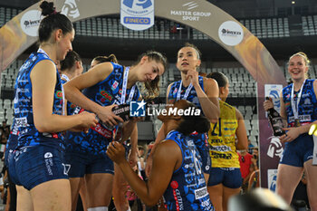 2024-09-28 - Khalia Lanier of Prosecco Doc Imoco Conegliano during the Supercoppa Fineco Lega Volley Femminile between Prosecco Doc Imoco Conegliano Vs Vero Volley Milano at Palazzo dello Sport on September 28, 2024 in Rome, Italy. - PROSECCO DOC IMOCO CONEGLIANO VS VERO VOLLEY MILANO - WOMEN SUPERCOPPA - VOLLEYBALL