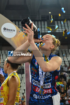 2024-09-28 - During the Supercoppa Fineco Lega Volley Femminile between Prosecco Doc Imoco Conegliano Vs Vero Volley Milano at Palazzo dello Sport on September 28, 2024 in Rome, Italy. - PROSECCO DOC IMOCO CONEGLIANO VS VERO VOLLEY MILANO - WOMEN SUPERCOPPA - VOLLEYBALL