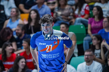 2024-09-21 - 27 Luca Loreti (Gas Sales Bluenergy Piacenza) - SIR SUSA VIM PERUGIA VS GAS SALES BLUENERGY PIACENZA - SUPERCOPPA - VOLLEYBALL