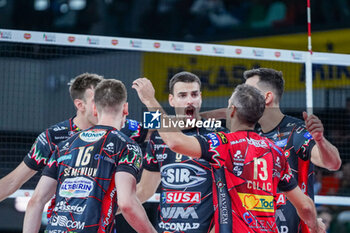 2024-09-21 - Simone Giannelli (Sir Susa Vim Perugia) exultation - SIR SUSA VIM PERUGIA VS GAS SALES BLUENERGY PIACENZA - SUPERCOPPA - VOLLEYBALL