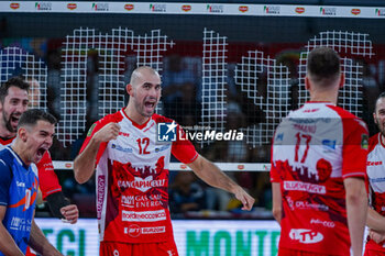 2024-09-21 - 12 Gianluca Galassi (Gas Sales Bluenergy Piacenza) exultation - SIR SUSA VIM PERUGIA VS GAS SALES BLUENERGY PIACENZA - SUPERCOPPA - VOLLEYBALL