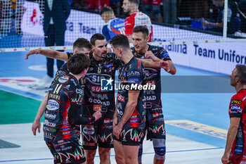 2024-09-21 - Perugia exultation - SIR SUSA VIM PERUGIA VS GAS SALES BLUENERGY PIACENZA - SUPERCOPPA - VOLLEYBALL