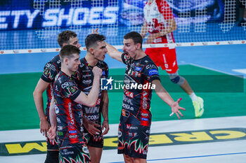 2024-09-21 - 6 Simone Giannelli (Sir Susa Vim Perugia) exultation - SIR SUSA VIM PERUGIA VS GAS SALES BLUENERGY PIACENZA - SUPERCOPPA - VOLLEYBALL