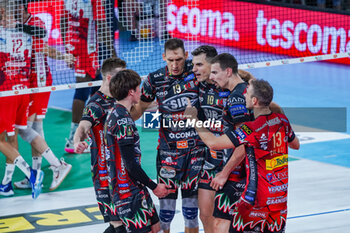 2024-09-21 - Perugia exultation - SIR SUSA VIM PERUGIA VS GAS SALES BLUENERGY PIACENZA - SUPERCOPPA - VOLLEYBALL