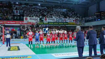 2024-09-21 - Piacenza team on field - SIR SUSA VIM PERUGIA VS GAS SALES BLUENERGY PIACENZA - SUPERCOPPA - VOLLEYBALL