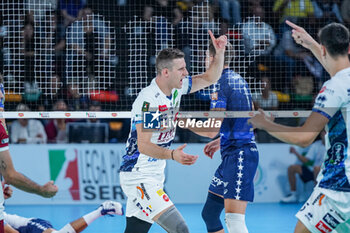 2024-09-21 - Jan Kozamernik (Itas Trentino) exultation - ITAS TRENTINO VS VERO VOLLEY MONZA - SUPERCOPPA - VOLLEYBALL