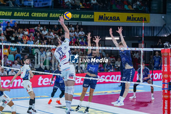 2024-09-21 - Spike of Kamil Rychlicki (Itas Trentino) - ITAS TRENTINO VS VERO VOLLEY MONZA - SUPERCOPPA - VOLLEYBALL