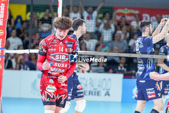 2024-09-22 - 14 Yuki Ishikawa (Sir Susa Vim Perugia) exultation - FINAL - SIR SUSA VIM PERUGIA VS ITAS TRENTINO - SUPERCOPPA - VOLLEYBALL