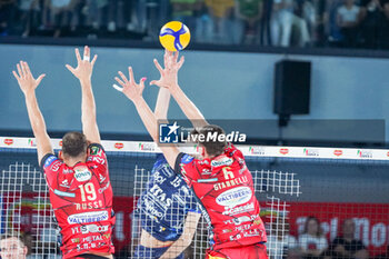 2024-09-22 - 15 Daniele Lavia (Itas Trentino) attack - FINAL - SIR SUSA VIM PERUGIA VS ITAS TRENTINO - SUPERCOPPA - VOLLEYBALL