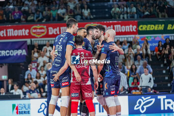 2024-09-22 - Trentino exultation - FINAL - SIR SUSA VIM PERUGIA VS ITAS TRENTINO - SUPERCOPPA - VOLLEYBALL