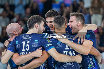 2024-09-22 - Trentino exultation - FINAL - SIR SUSA VIM PERUGIA VS ITAS TRENTINO - SUPERCOPPA - VOLLEYBALL