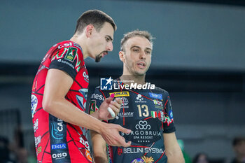 2024-09-22 - 6 Simone Giannelli (Sir Susa Vim Perugia) and 13 Massimo Colaci (Sir Susa Vim Perugia) - FINAL - SIR SUSA VIM PERUGIA VS ITAS TRENTINO - SUPERCOPPA - VOLLEYBALL