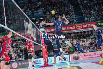 2024-09-22 - 4 Jan Kozamernik (Itas Trentino) spike - FINAL - SIR SUSA VIM PERUGIA VS ITAS TRENTINO - SUPERCOPPA - VOLLEYBALL