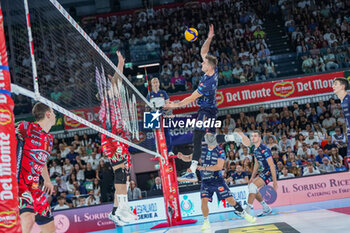 2024-09-22 - 4 Jan Kozamernik (Itas Trentino) spike - FINAL - SIR SUSA VIM PERUGIA VS ITAS TRENTINO - SUPERCOPPA - VOLLEYBALL